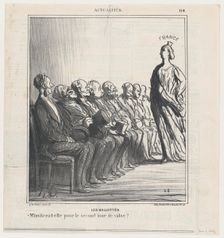 Les Ballottés, 1869. Creator: Honore Daumier