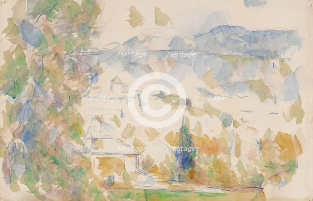 Les Bastides Lou Deven et Barbaroux, 1900-1906. Creator: Paul Cezanne.