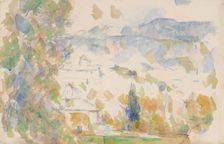 Les Bastides Lou Deven et Barbaroux, 1900-1906. Creator: Paul Cezanne