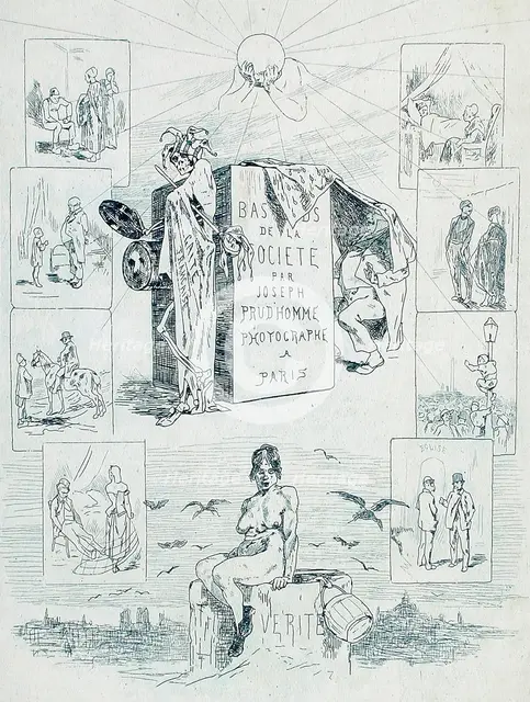 Les Bas-fonds de la société, 1864. Creator: Félicien Rops.