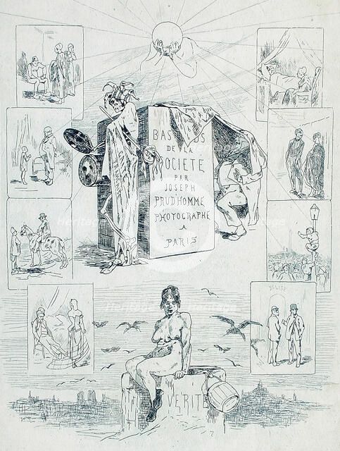Les Bas-fonds de la société, 1864. Creator: Félicien Rops.