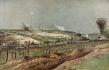Les Batailles de l'Artois; Notre-Dame-de-Lorette et Ablain-Saint-Nazaire 1915. Creator: Francois Flameng