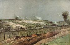 Les Batailles de l'Artois; Notre-Dame-de-Lorette et Ablain-Saint-Nazaire 1915. Creator: Francois Flameng