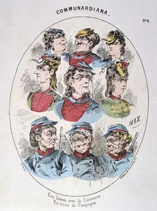 Les Beaux Jours de la Commune 1871. Artist: Anon