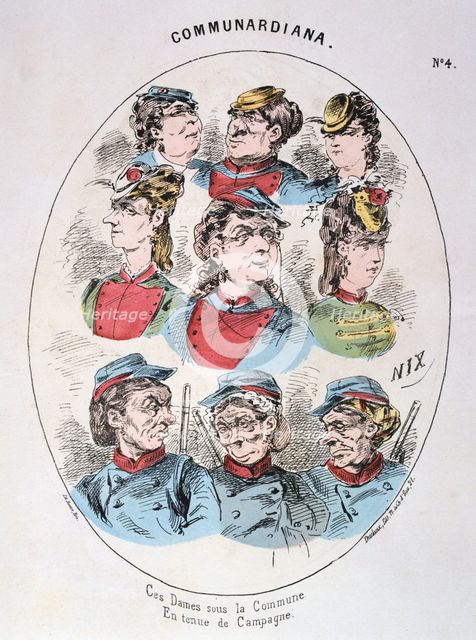'Les Beaux Jours de la Commune', 1871. Artist: Anon