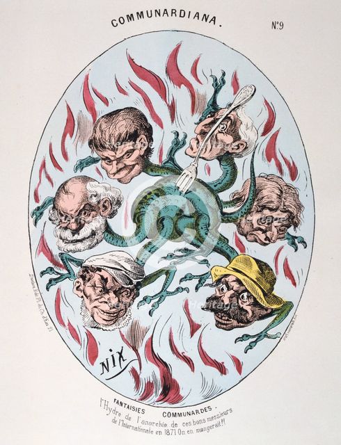 'Les Beaux Jours de la Commune', 1871. Artist: Anon