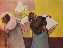 Les Blanchisseuses c1878. Artist: Edgar Degas