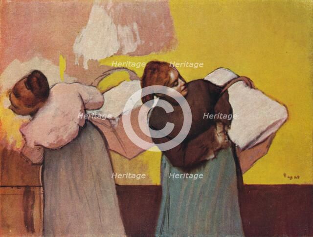 'Les Blanchisseuses', c1878. Artist: Edgar Degas.
