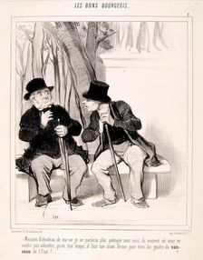 Les Bons Bourgeois. -Mossieu Rabouleau, .., 1848. Creator: Honore Daumier
