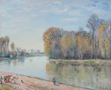 Les Bords du Loing, 1897. Creator: Alfred Sisley