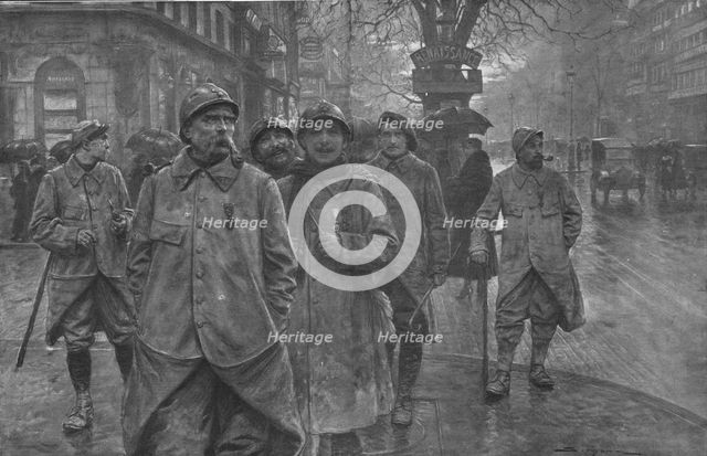 ''Les boulevardiers de 1916.', 1916. Creator: J Simont.
