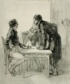Les Bourgeois, 1856. Creator: Félicien Rops