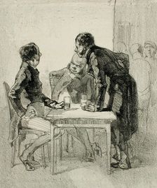 Les Bourgeois, 1856. Creator: Félicien Rops