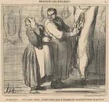 Les bourgeois ..., 19th century. Creator: Honore Daumier