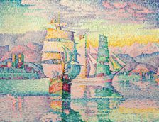 Les bricks-goélettes. Antibes, 1916. Creator: Signac, Paul (1863-1935)