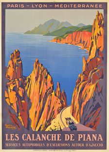 Les calanche de Piana, 1923. Creator: Broders, Roger (1883-1953)