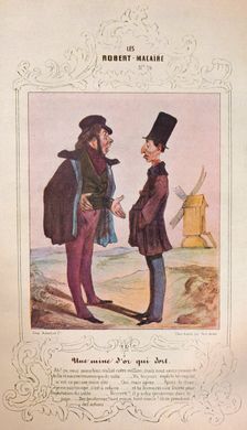 Les Cent et un Robert Macaire 1840 (1947). Artist: Honore Daumier