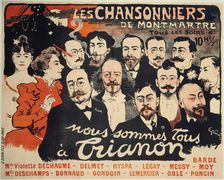 Les Chansonniers de Montmartre , c. 1890. Creator: Grün, Jules-Alexandre (1868-1938)