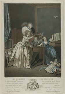 Les Chagrins de l'Enfance, 1789. Creator: Louis Le Coeur