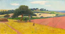 Les Chaumes en Guidel , 1891. Creator: Moret, Henry (1856-1913)