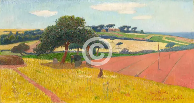 Les Chaumes en Guidel , 1891. Creator: Moret, Henry (1856-1913).