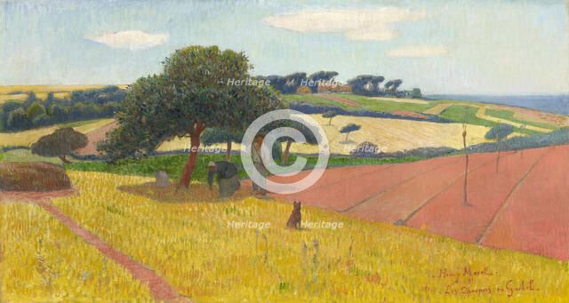 Les Chaumes en Guidel , 1891. Creator: Moret, Henry (1856-1913).