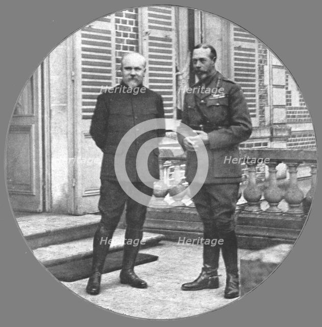 'Les chefs d'etat Allies a Paris; Le 28 novembre 1918, le roi George V d'Angleterre..., 1918. Creator: Unknown.
