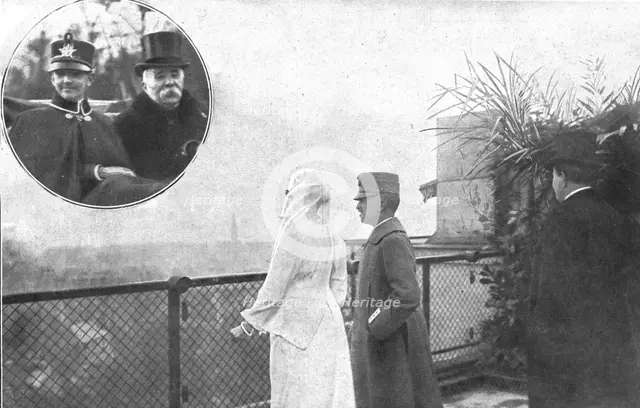 'Les chefs d'etat Allies a Paris; Pendant le sejour du roi d'Italie a Paris, du 19 au 21 dec...,1918 Creator: Unknown.