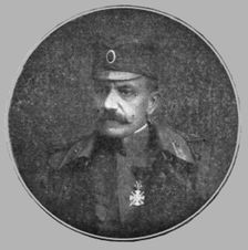 Les chefs de l'Armee serbe; Le nouveau generalissime, le voivode Jivoin Michitch..., 1916. Creator: Unknown