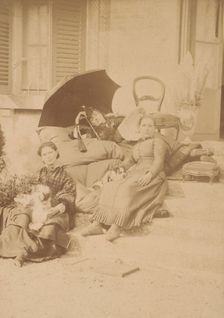 Les Chiens, 1860s. Creator: Pierre-Louis Pierson