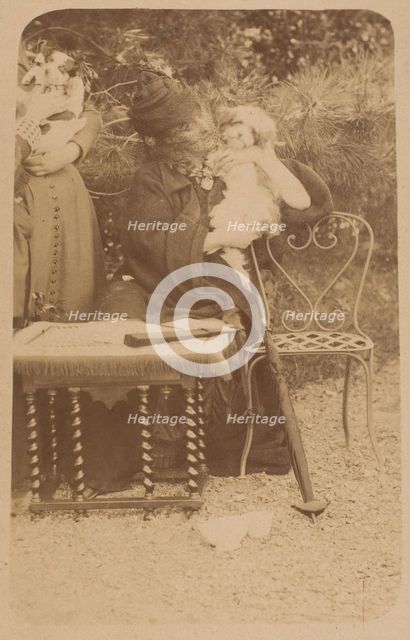 Les Chiens, 1860s. Creator: Pierre-Louis Pierson.