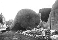 Les Combats Devant Soissons; Les ruines de la distillerie de Vauxrot 1915. Creator: Unknown