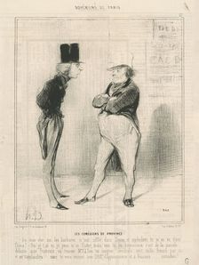 Les comédiens de province, 1842. Creator: Honore Daumier