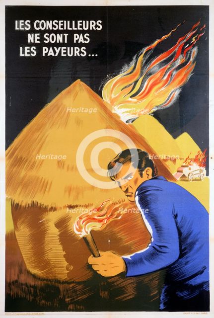 'Les Conseilleurs ne Sont Pas les Payeurs', 1943.  Creator: Bedos et Cie Imprimeurs.
