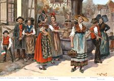 'Les Costumes de l'Alsace 1924. Creator: P Kauffmann