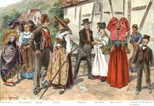 'Les Costumes de l'Alsace 1924. Creator: P Kauffmann