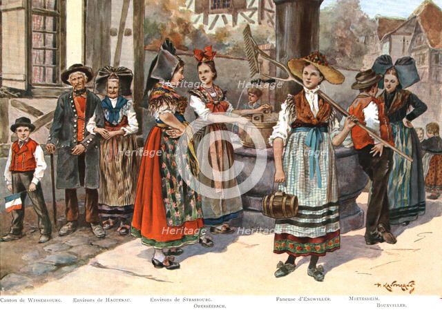 ''Les Costumes de l'Alsace', 1924. Creator: P Kauffmann.