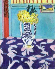 Les coucous, tapis bleu et rose, 1911. Creator: Henri Matisse