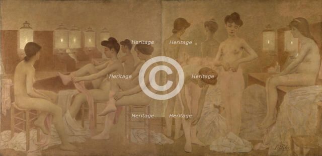 Les Danseuses, between 1905 et 1909. Creator: Fernand Pelez.