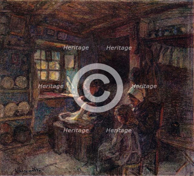 'Les Dentellieres', c1888. Artist: Leon-Augustin Lhermitte.