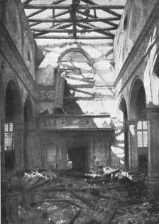 Les destructions de monuments a Venise; Interieur de l'eglise Santa-Maria Formosa 1916. Creator: Unknown