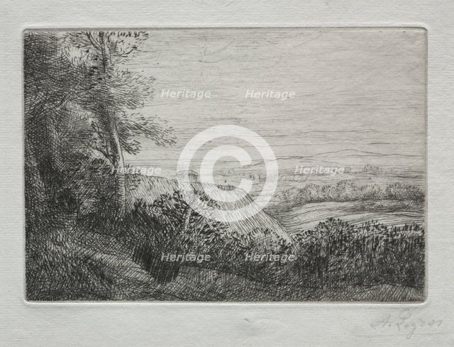 Les dernière Rayons de Soleil. Creator: Alphonse Legros (French, 1837-1911).