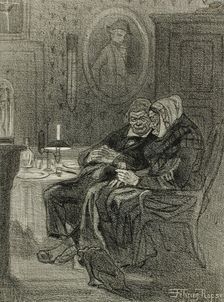 Les Derniers Flamands, 1858. Creator: Félicien Rops