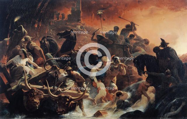 Les Derniers jours de Pompéi, between 1834 and 1850. Creator: Frédéric Schopin.
