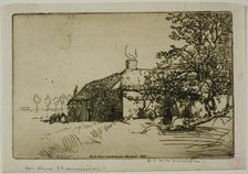 Les Deux Chaumières, 1907. Creator: Donald Shaw MacLaughlan