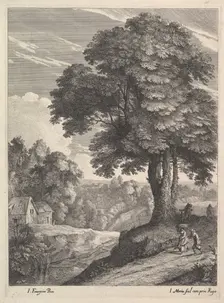 Les Deux Chaumieres. Creator: Jean Morin