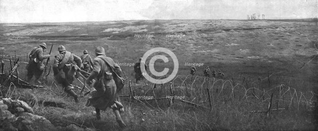 'Les deux batailles: Verdun et la Somme; Le premier bond au Nord de la Somme', 1916. Creator: Unknown.
