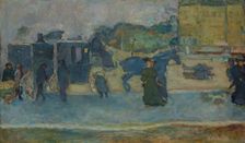 Les deux fiacres (Boulevard des Batignolles) , 1901. Creator: Bonnard, Pierre (1867-1947)