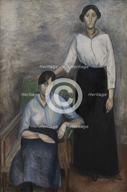 Les Deux Soeurs, 1914. Creator: Andre Derain.