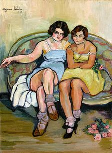 Les Deux Sœurs (The Two Sisters), 1928. Creator: Valadon, Suzanne (1865-1938)